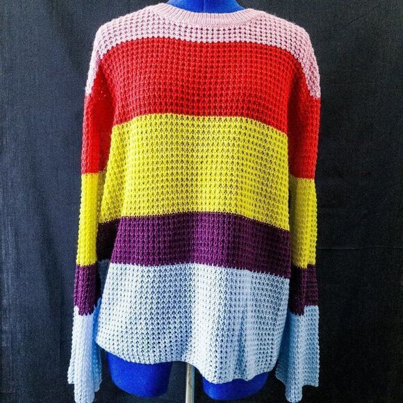 Umgee Color-block Sweater - Size M - Picture 1 of 8